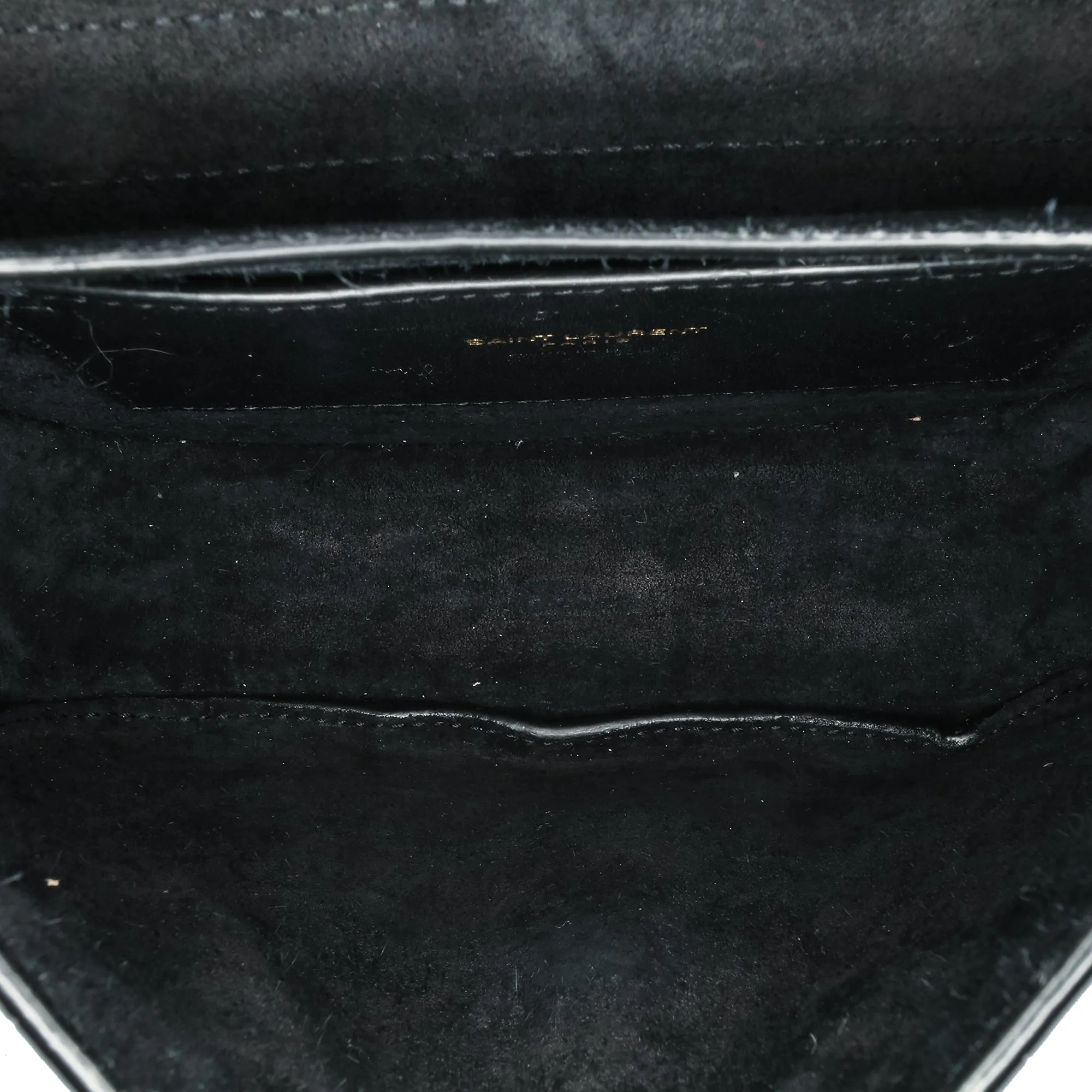 Saint Laurent Small Croc Embossed Monogram Kaia Crossbody