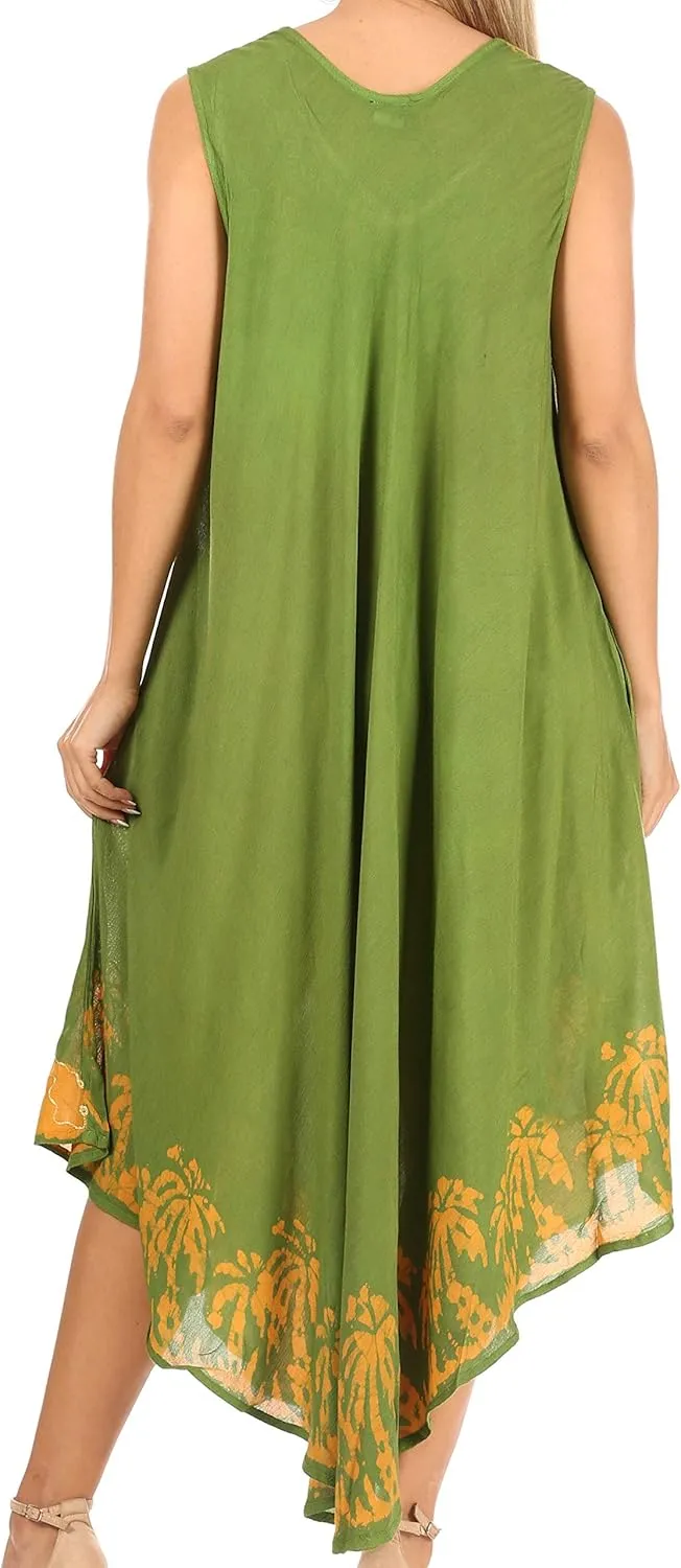 Sakkas Sundari Caftan Tank Dress/Cover Up