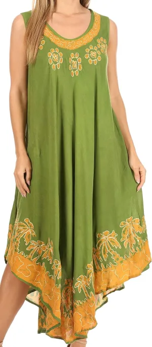 Sakkas Sundari Caftan Tank Dress/Cover Up