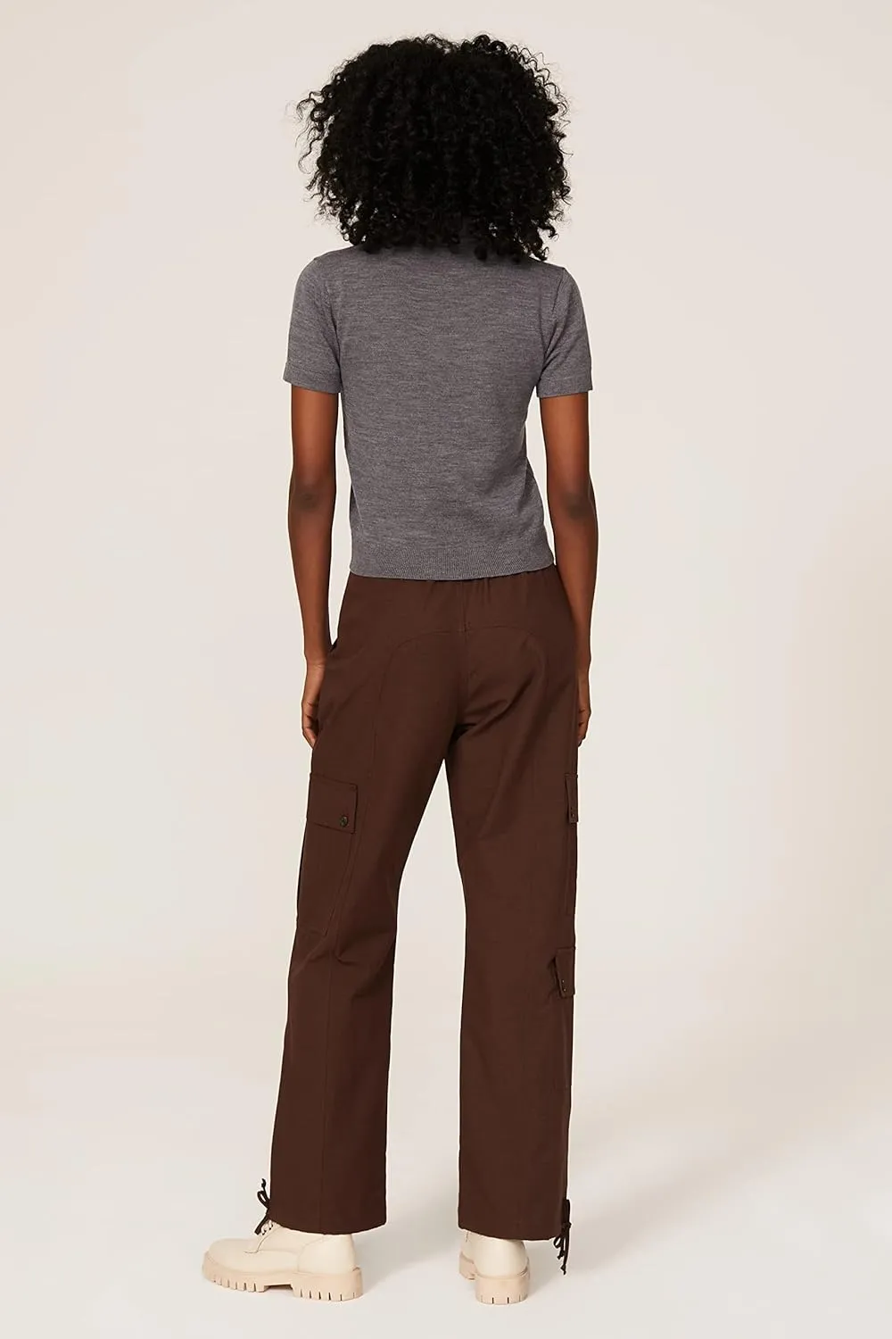 Sandy Liang Rent The Runway Pre-Loved Grey Favs Polo