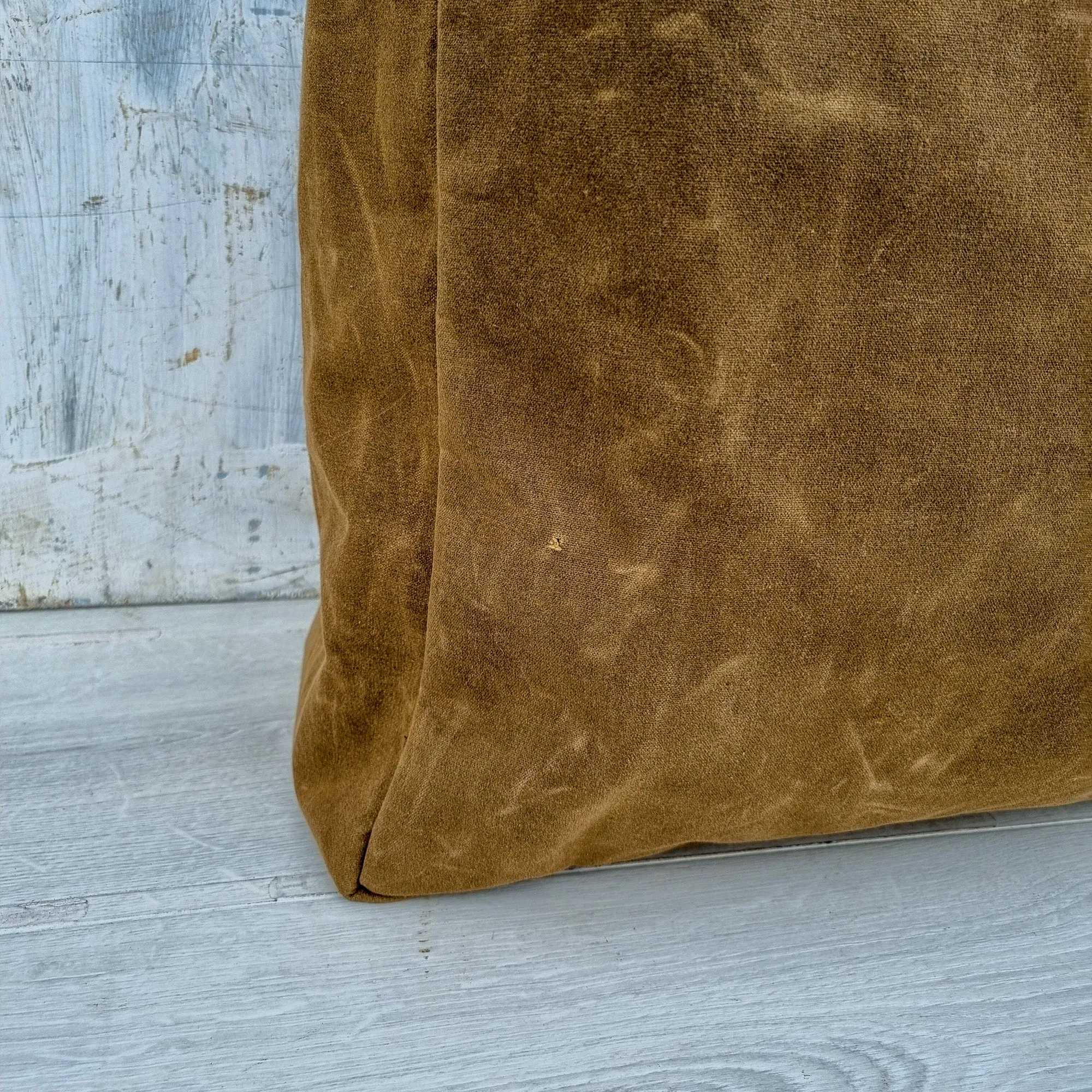Seconds Large Waxed Canvas Shopper Tote