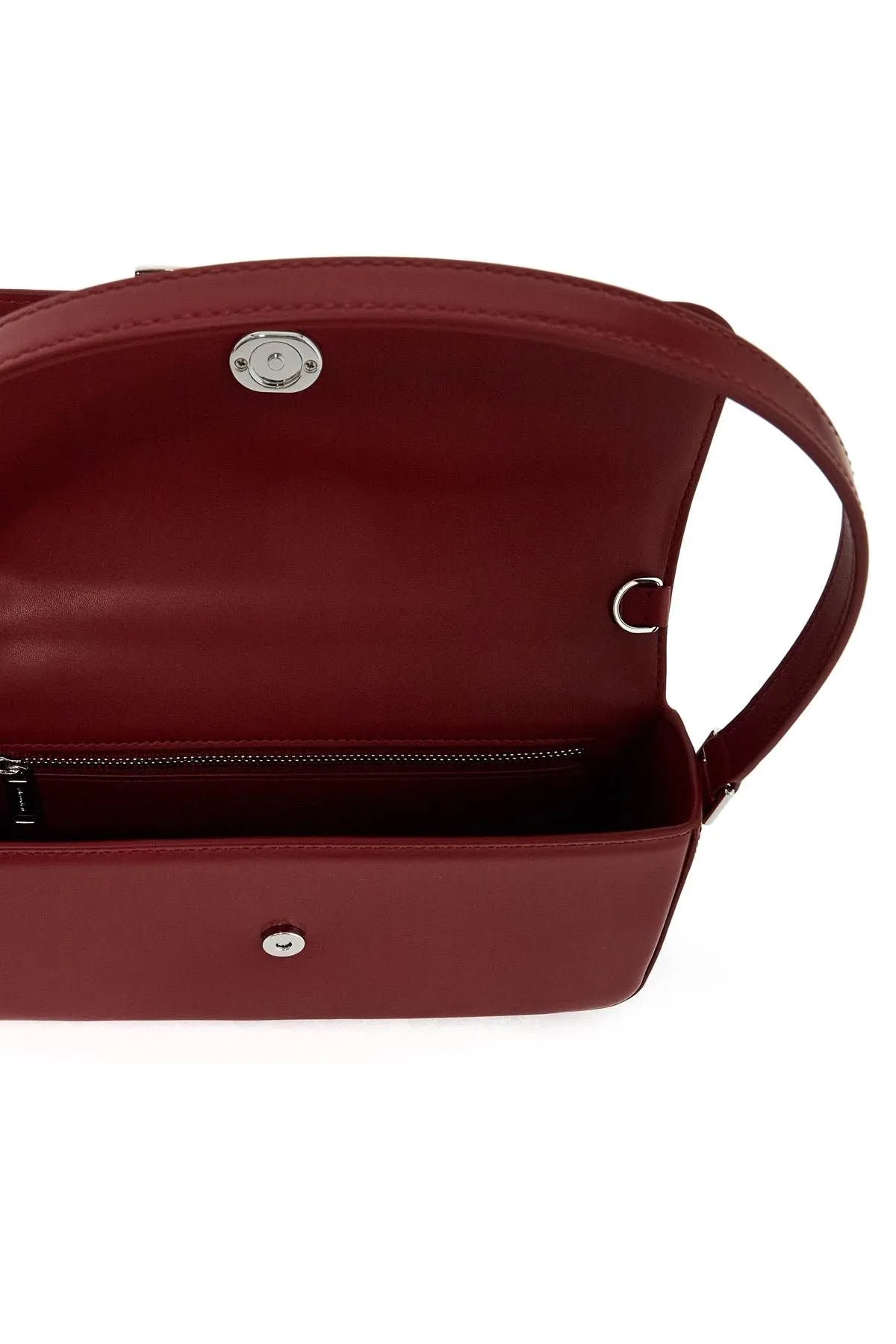 Self Portrait Smooth Leather Baguette Handbag