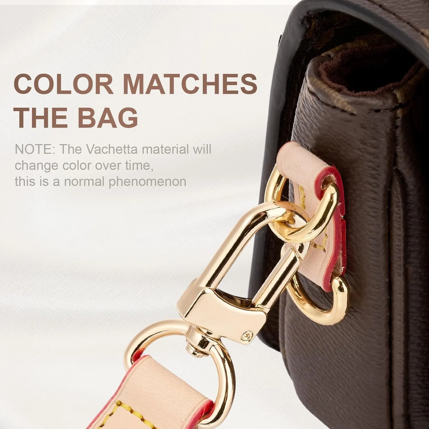 SENTEN Vachetta Leather Replacement Strap for L V