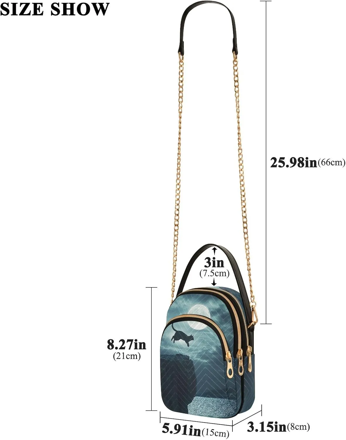 Shoulder Bags Chain Bags with Leather Handle