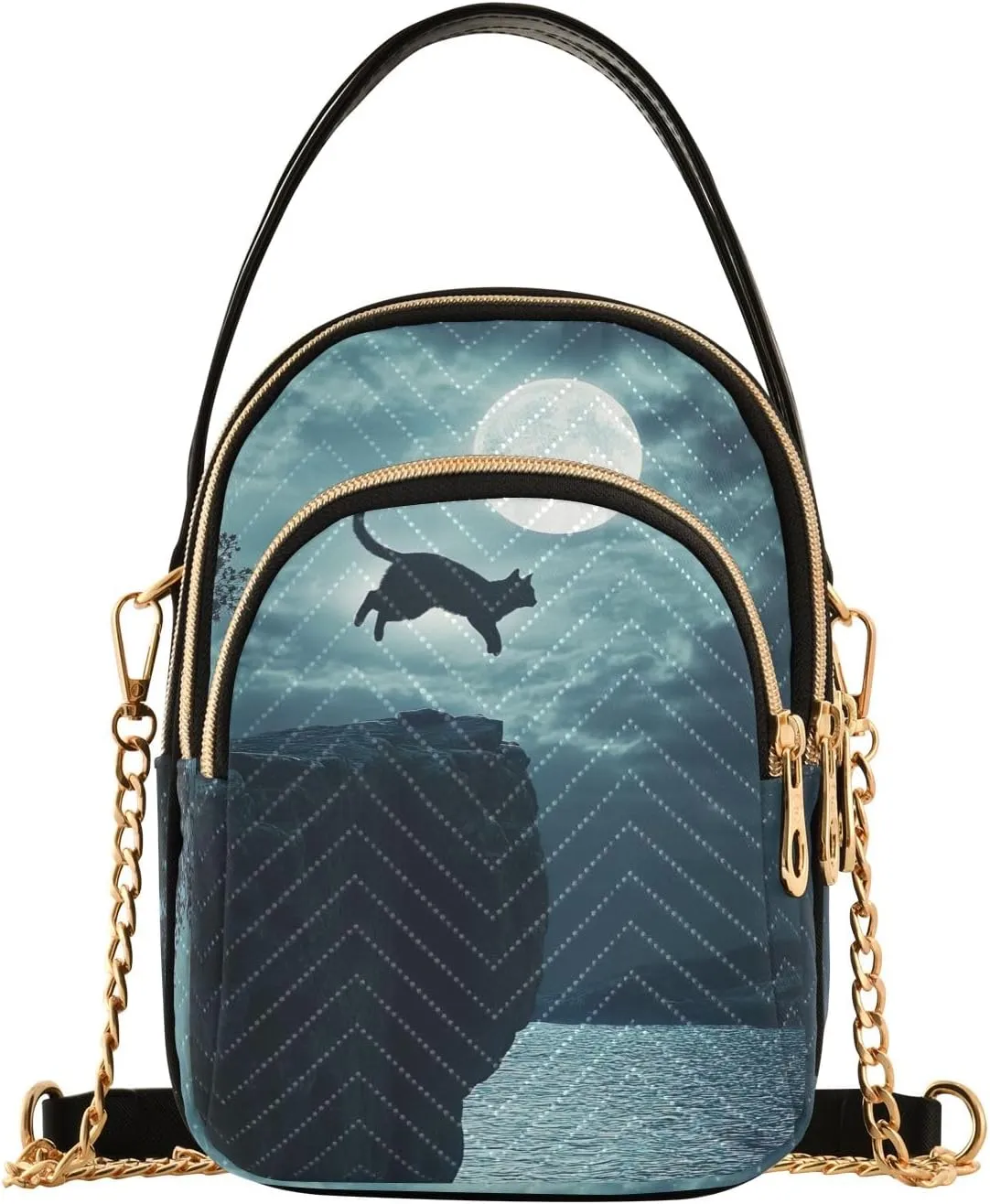 Shoulder Bags Chain Bags with Leather Handle