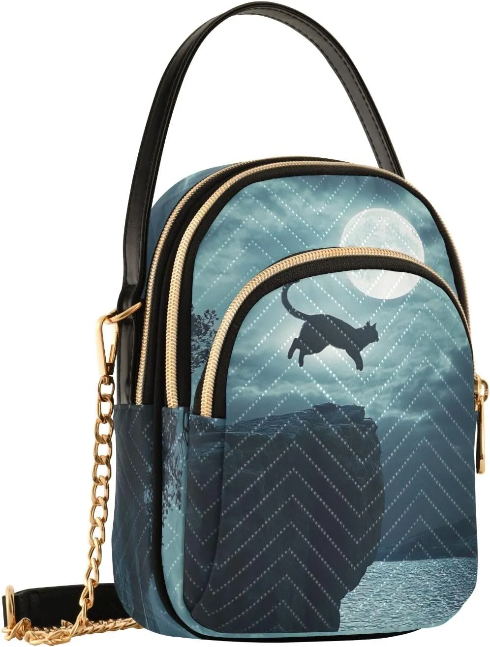 Shoulder Bags Chain Bags with Leather Handle