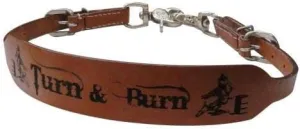 Showman "Turn & Burn Leather Wither Strap