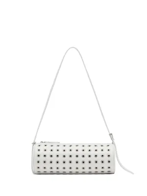 Silo Bag in Eyelet Covered Nappa