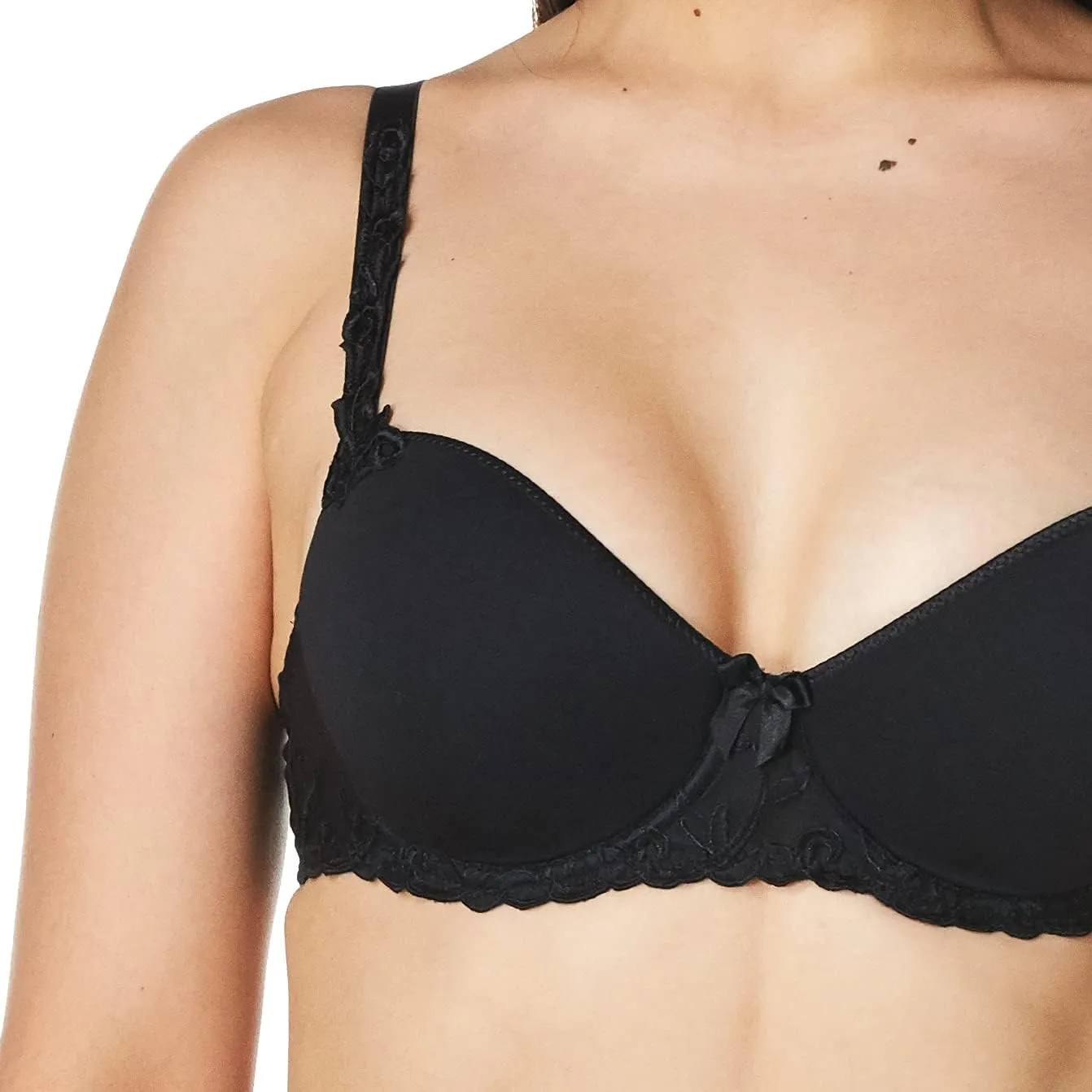 Simone Perele Women’s Andora 3D Molded-Cup Bra: French T-Shirt Bra Style
