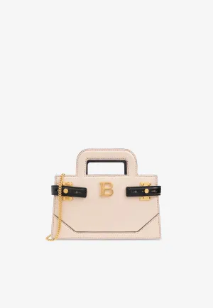 Small B-Buzz Leather Top Handle Bag