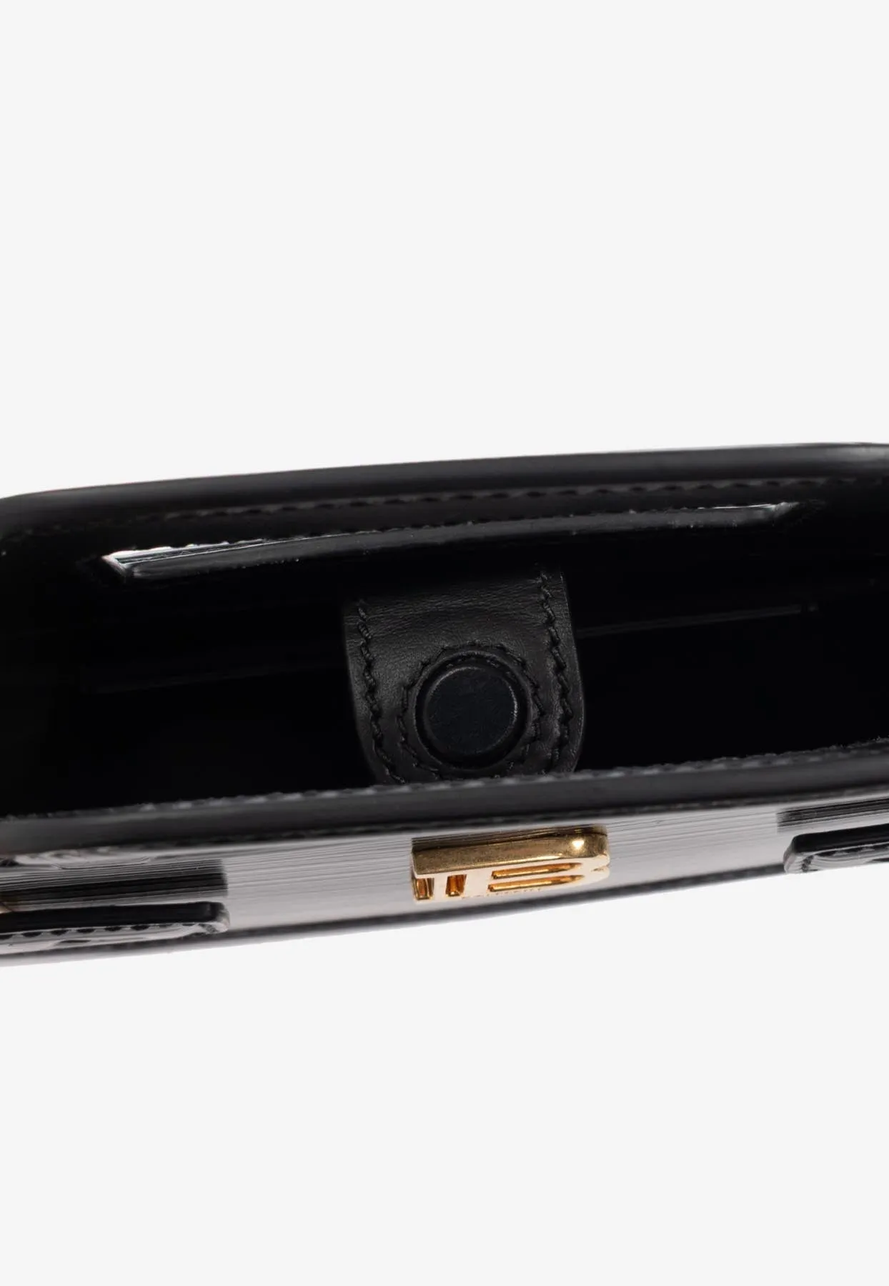 Small B-Buzz Leather Top Handle Bag