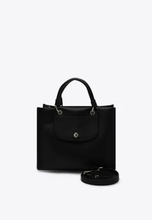 Small Cabas Leather Top Handle Bag