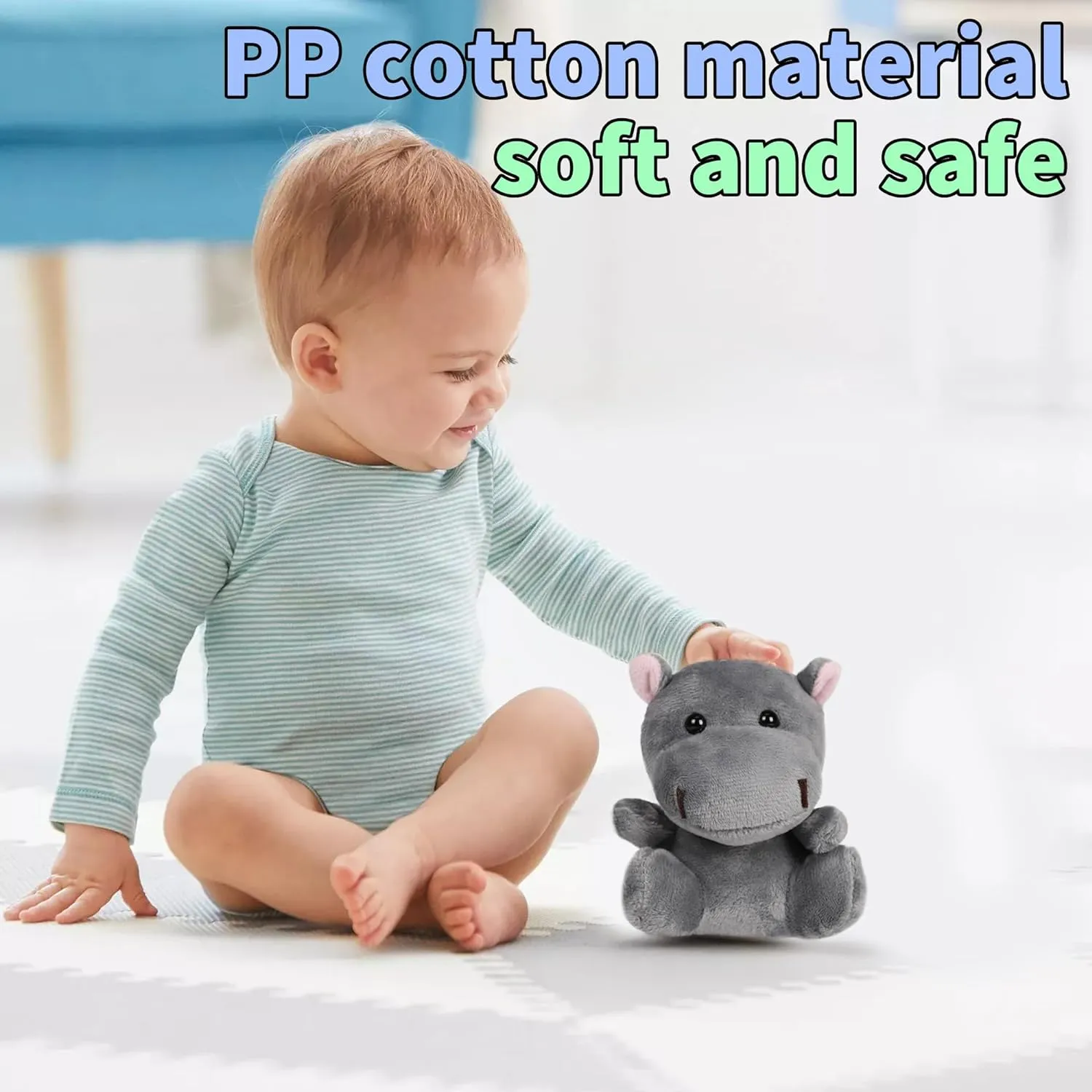 Small Stuffed Animals Bulk, 12 Pieces Cute Plushies, 4.5 Inch Mini Plush Toys, Treasure Box Toys for Classroom, Party Favors for Kids, Plush Keychain, Claw Machine Prizes