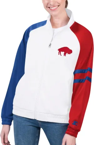 Starter Women's NFL Curve Ball Raglan Full-Zip Track Jacket