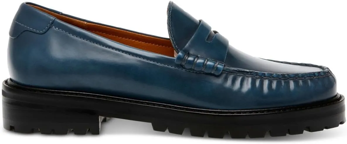 Steve Madden Madelyn Loafers for Women - Synthetic Lining and Footbed, Easy Slip-on Style, and Low Block Heel