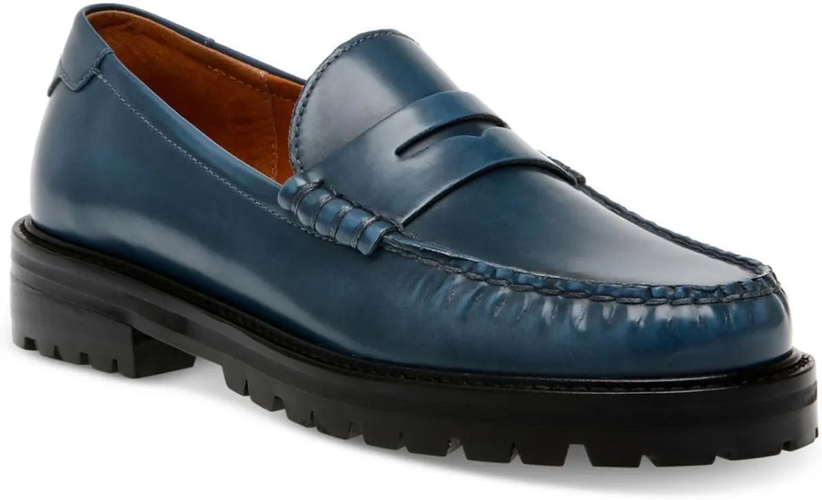 Steve Madden Madelyn Loafers for Women - Synthetic Lining and Footbed, Easy Slip-on Style, and Low Block Heel