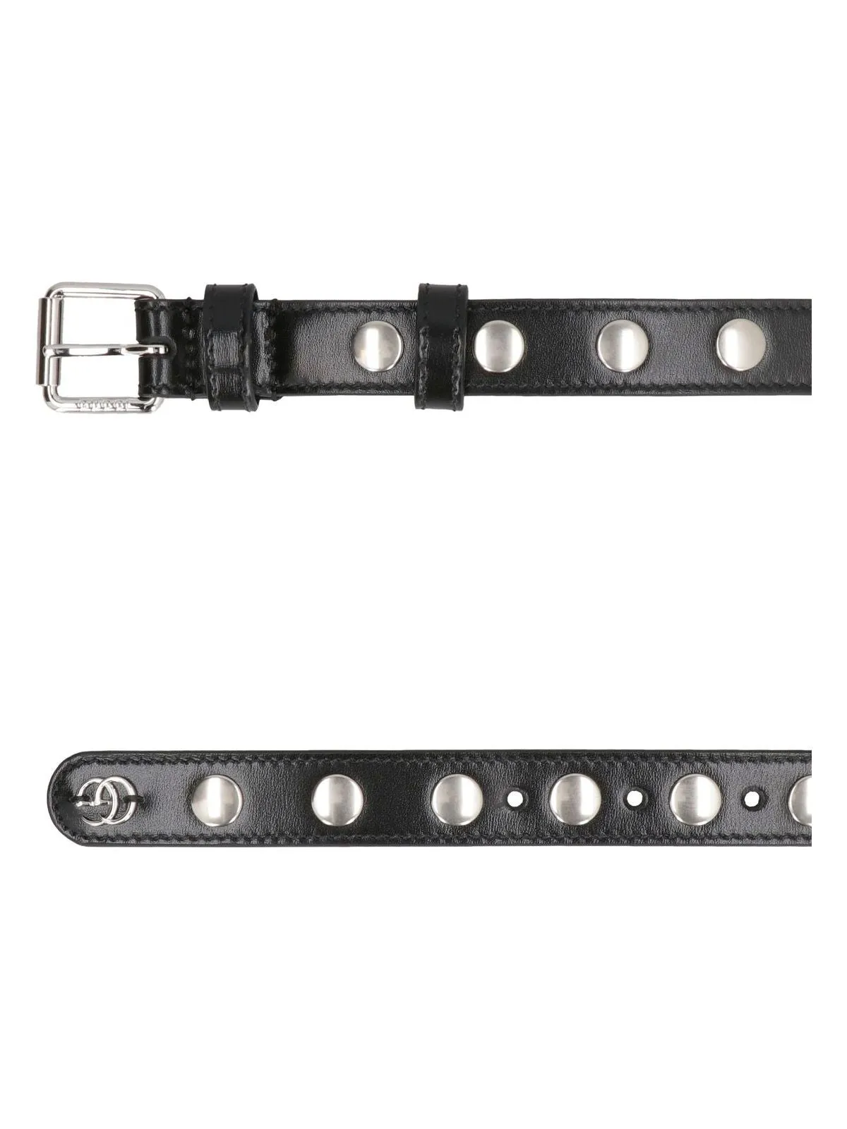 STUDDED LEATHER BELT