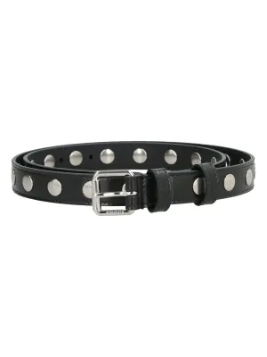 STUDDED LEATHER BELT