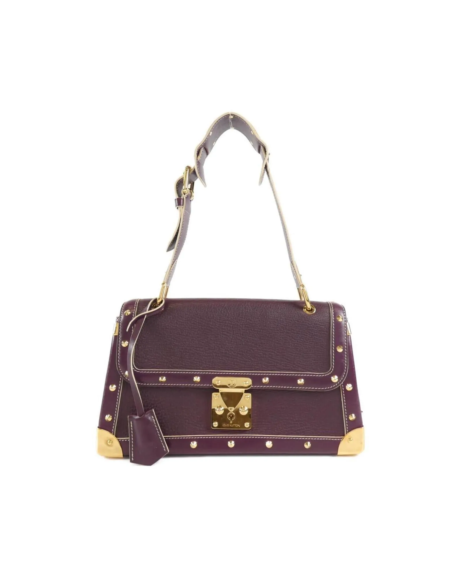 Studded Leather Shoulder Bag