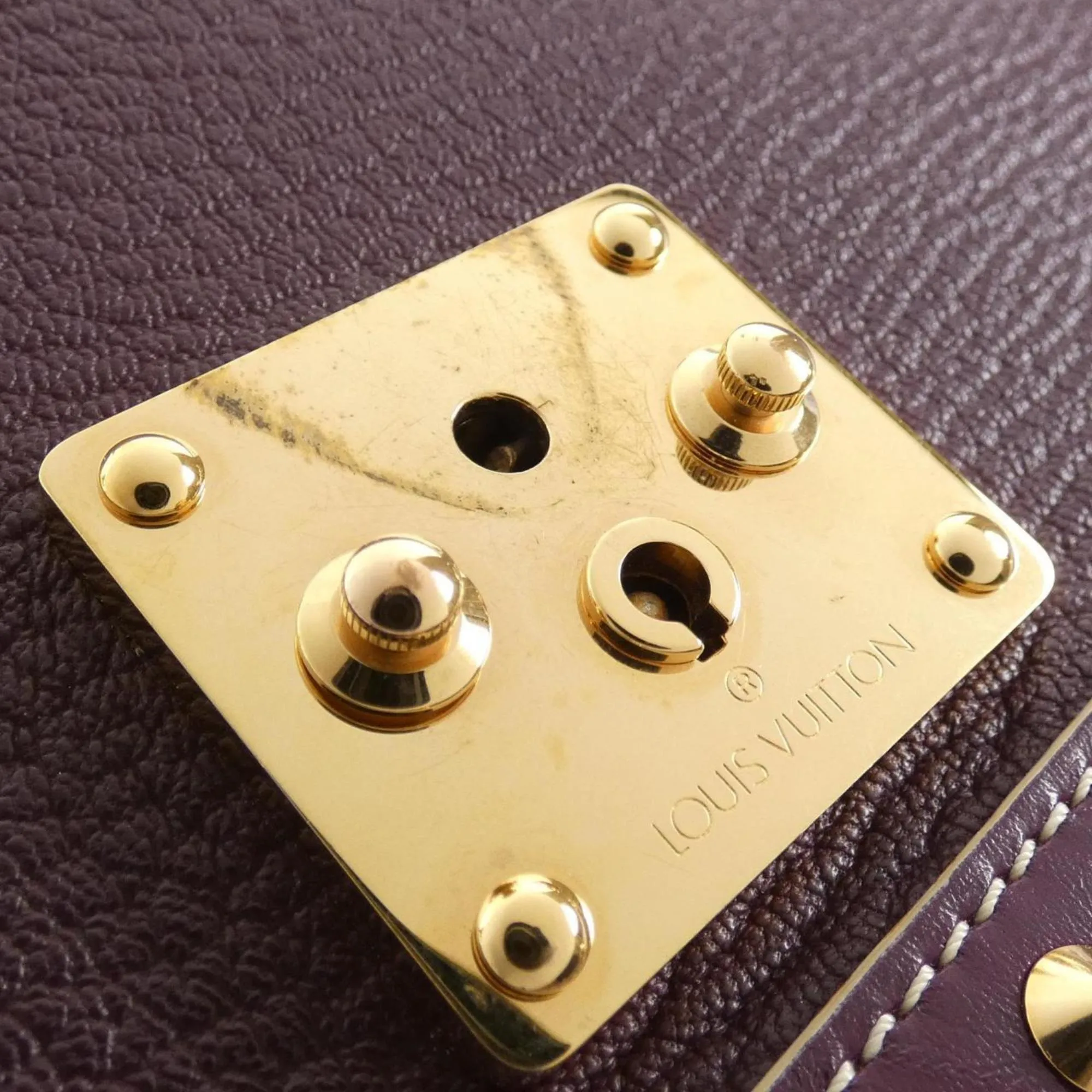 Studded Leather Shoulder Bag