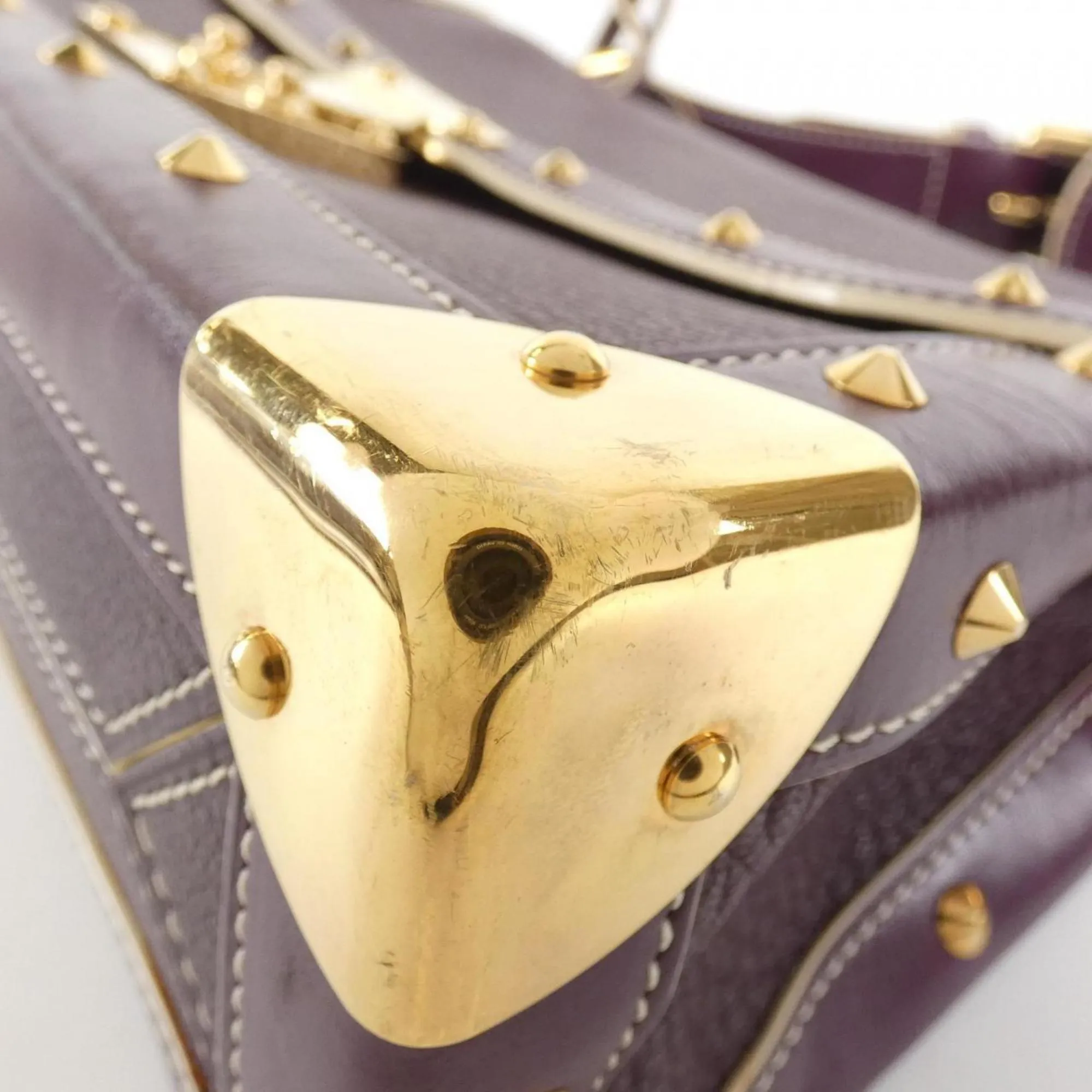 Studded Leather Shoulder Bag