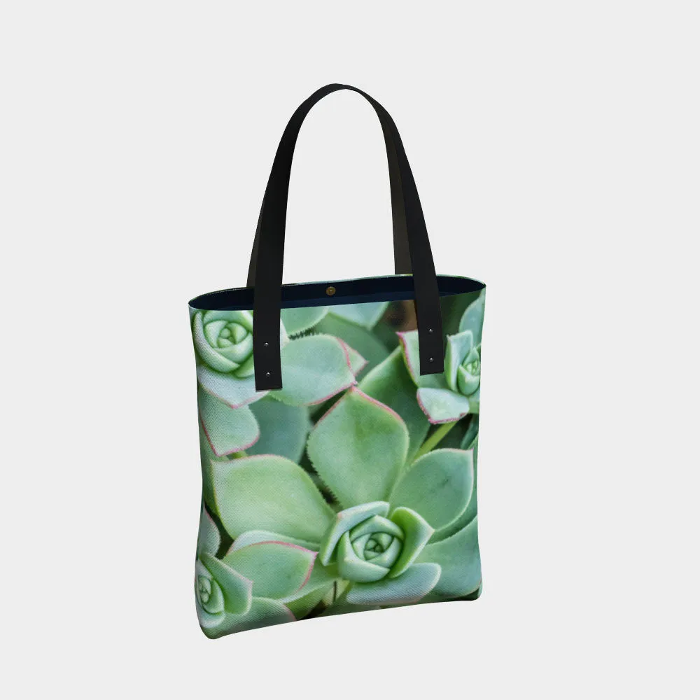 Succulent Garden Luxury Tote