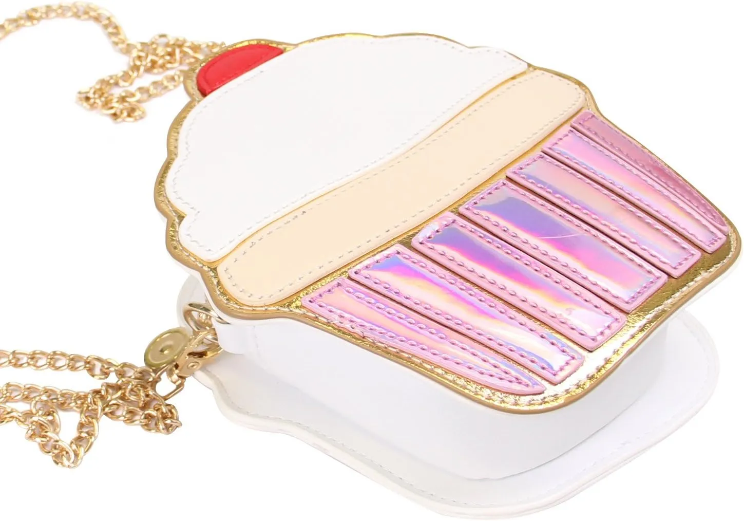 SUKUTU Girls Cupcake Popcorn Egg Fruits Milk Box PU Crossbody Handbag Women Small Purse and Cell Phone Shoulder Bag