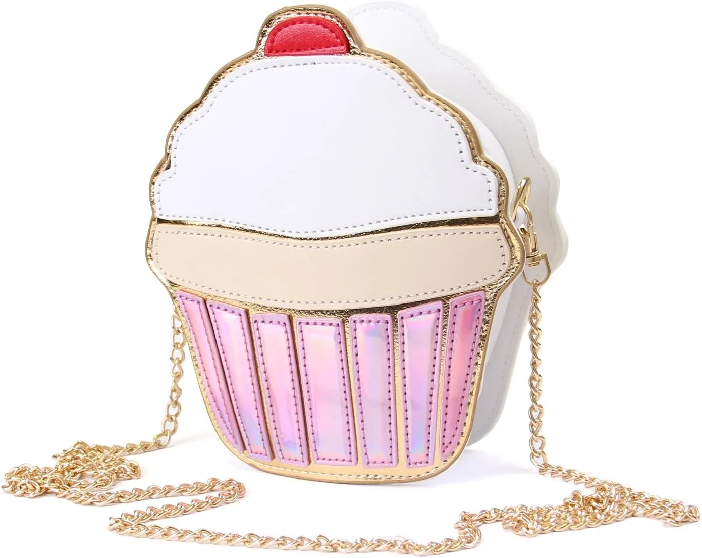 SUKUTU Girls Cupcake Popcorn Egg Fruits Milk Box PU Crossbody Handbag Women Small Purse and Cell Phone Shoulder Bag