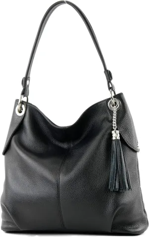 T185 - ital. ladies leather shoulder bag