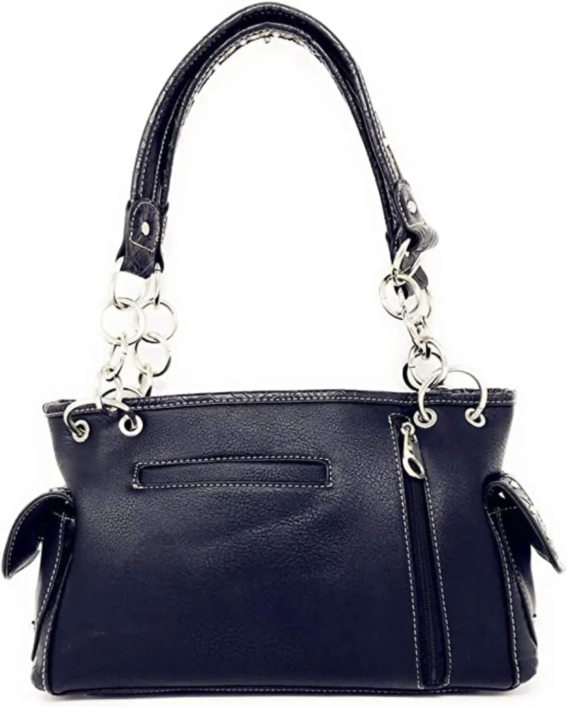 Texas West Women's Cross Flower Shoulder Handbag Purse in 3 Colors
