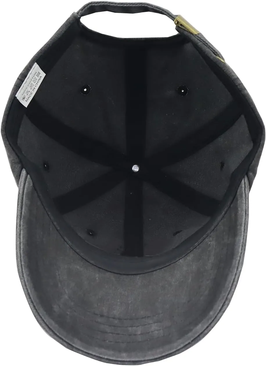 That's What I Do I Fix Stuff and I Know Things Hat for Men, Adjustable Cotton Leather Patch Papa Baseball Cap
