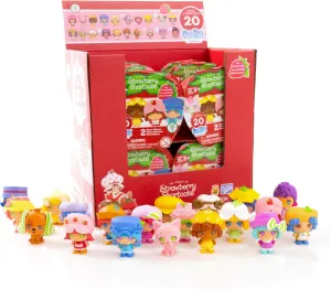The Loyal Subjects Strawberry Shortcake 12-Pack with 24 Collectible Sweet Scented Micro 1.5-inch Cheebee Blind Bag Mystery Figures