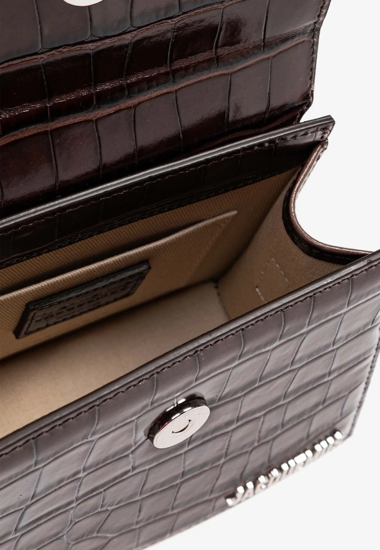 The Medium Chiquito Croc-Embossed Leather Top Handle Bag
