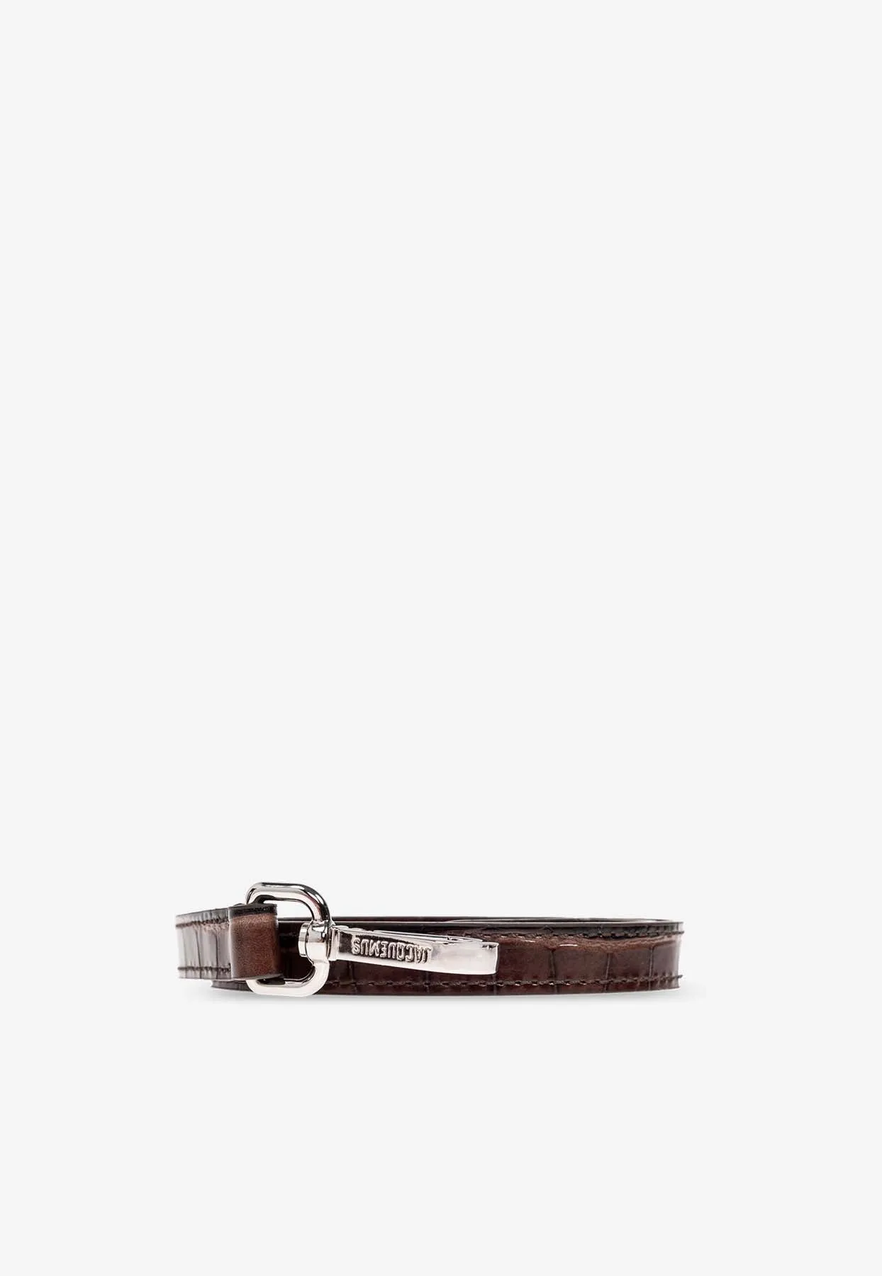 The Medium Chiquito Croc-Embossed Leather Top Handle Bag