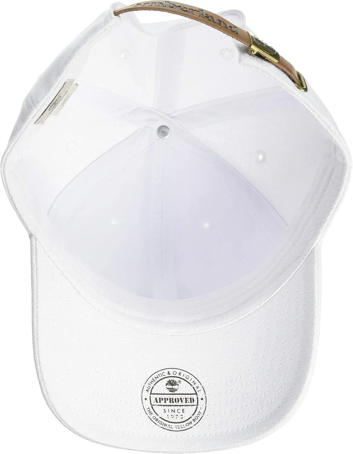 Timberland Men's Baseball Cap with Leather Patch Logo