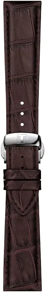Tissot T852045399 21mm Lug Brown Leather Strap