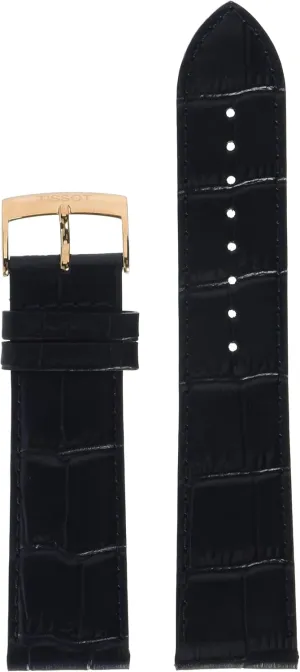 Tissot unisex-adult Leather Calfskin Watch Strap Blue T600040846