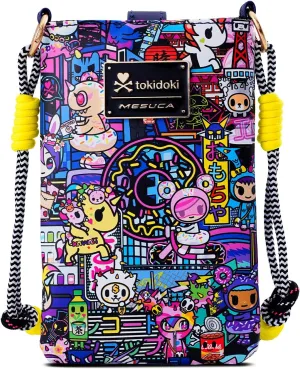 Tokidoki Unicorno Small Crossbody Purse for Women,Mini Soft Leather Cellphone Bags Kawaii Wallet with Crossbody Strap