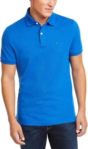 Tommy Hilfiger Men's Short Sleeve Cotton Pique Polo Shirt in Regular Fit
