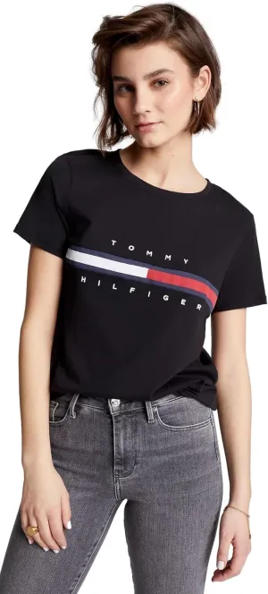 Tommy Hilfiger Women's Performance Cotton T-Shirt – Lightweight Graphic Tees