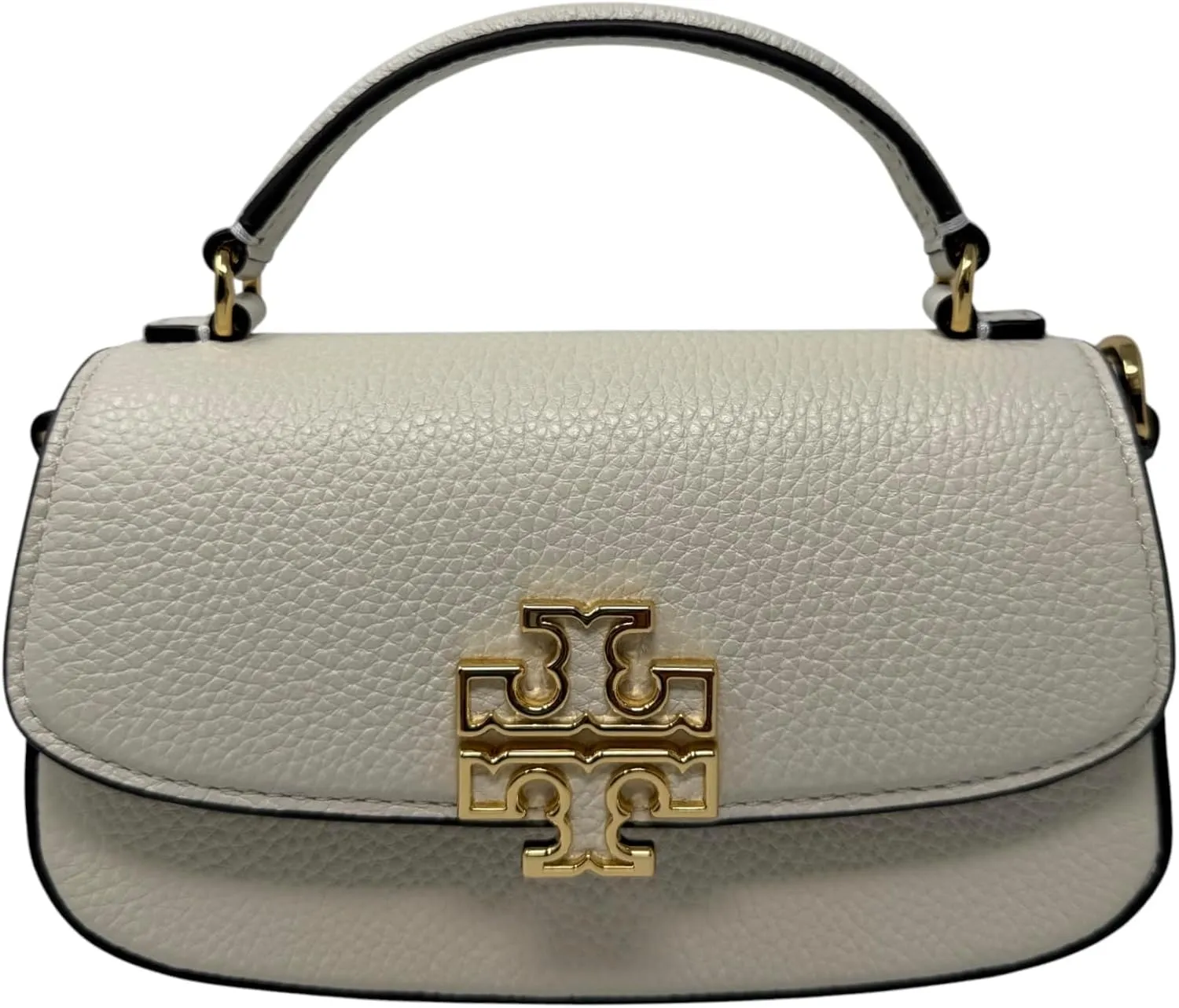 Tory Burch Britten Mini Top Handle Leather Crossbody Bag