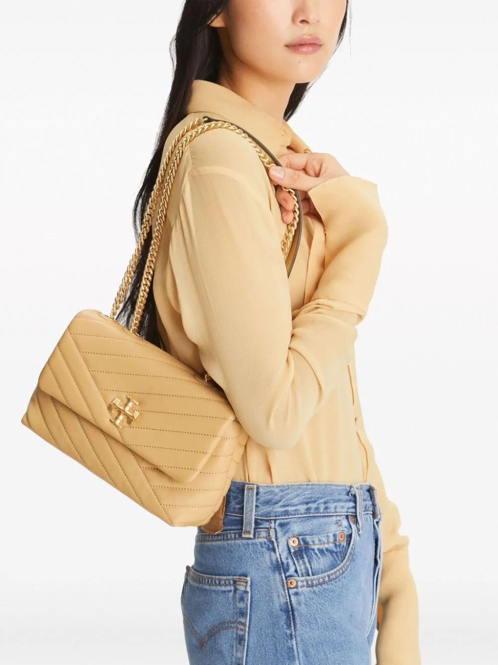 Tory Burch Kira Small Leather Shoulder Bag