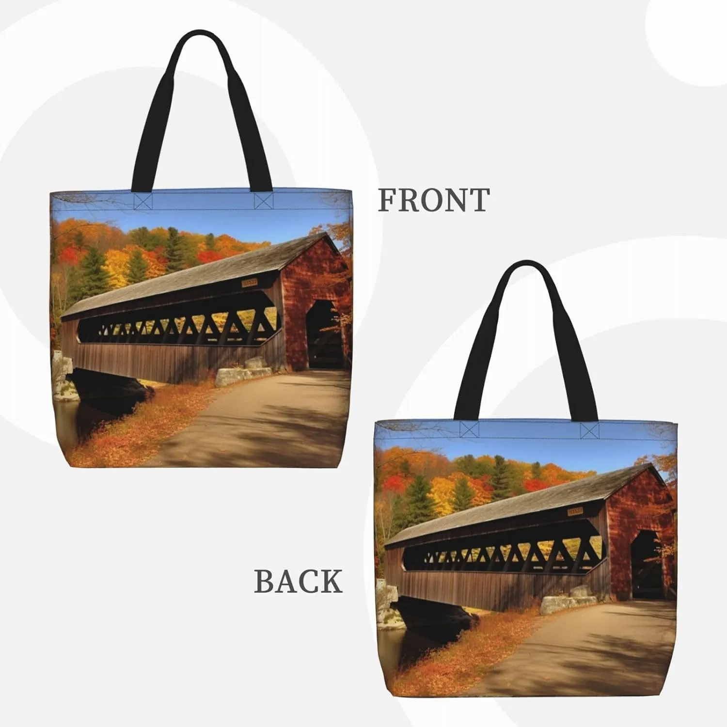 Tote Bag for Women American Spain Flag Shoulder Bag with Zipper Handbag Large Capacity Reusable Grocery Bag