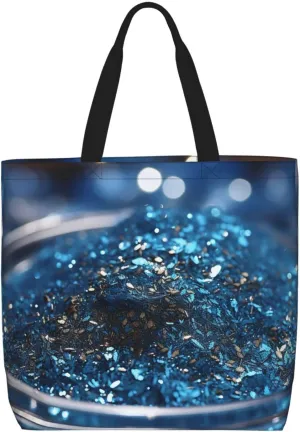 Tote Bag for Women Baby Turtles and Sea Turtles Shoulder Bag with Zipper Handbag Large Capacity Reusable Grocery Bag