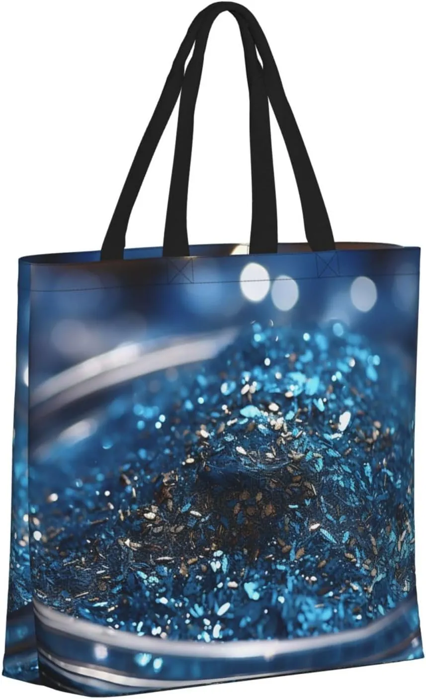 Tote Bag for Women Baby Turtles and Sea Turtles Shoulder Bag with Zipper Handbag Large Capacity Reusable Grocery Bag