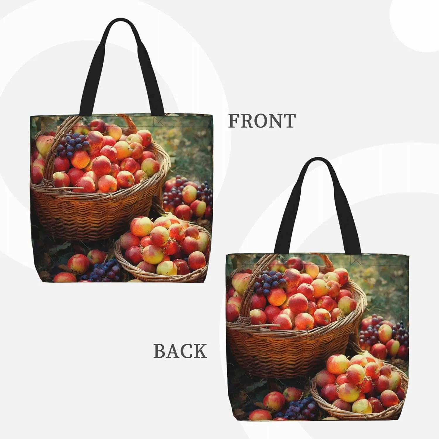 Tote Bag for Women Cow milk Shoulder Bag with Zipper Handbag Large Capacity Reusable Grocery Bag