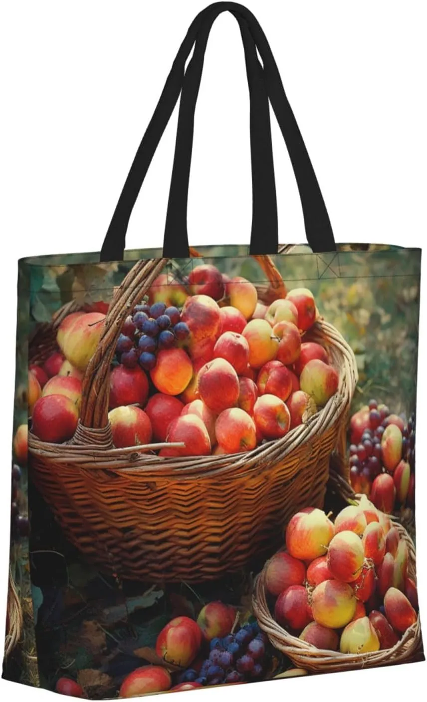 Tote Bag for Women Cow milk Shoulder Bag with Zipper Handbag Large Capacity Reusable Grocery Bag