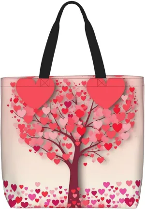 Tote Bag for Women Cute Turquoise Shoulder Bag with Zipper Handbag Large Capacity Reusable Grocery Bag