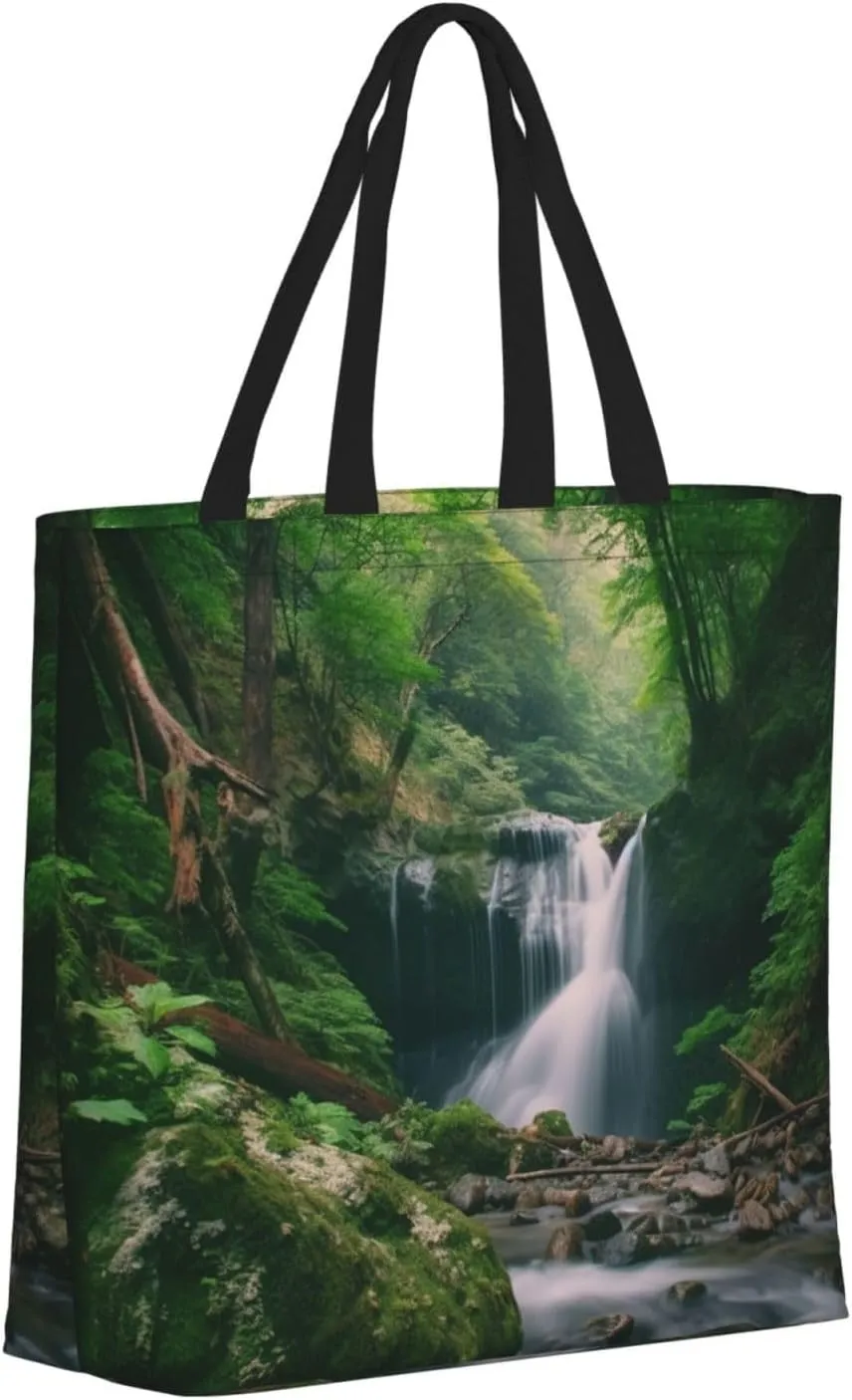 Tote Bag for Women Four chicken Shoulder Bag with Zipper Handbag Large Capacity Reusable Grocery Bag