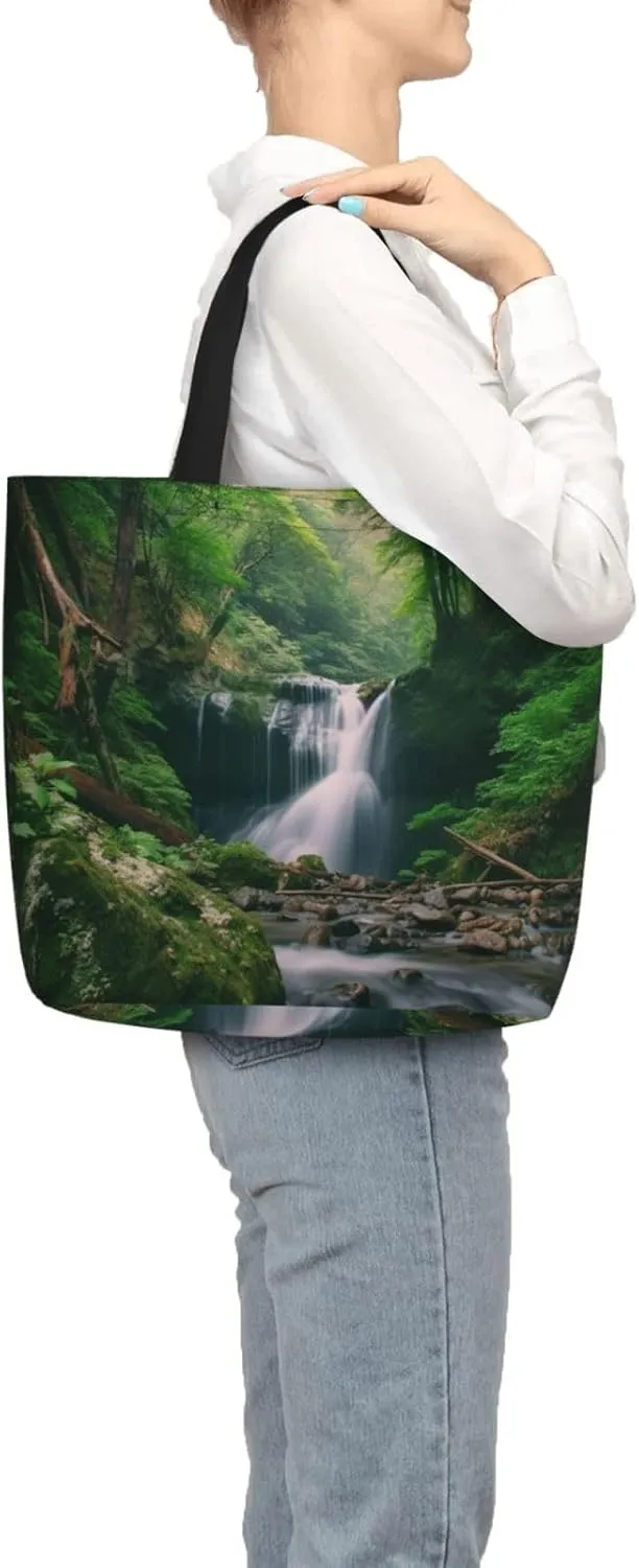 Tote Bag for Women Four chicken Shoulder Bag with Zipper Handbag Large Capacity Reusable Grocery Bag